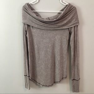 Free People cowl neck long sleeve